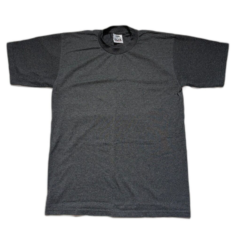 Pro Club Heavyweight T Shirt Mens L Tall Charcoal Gray 6.5 oz Boxy Streetwear